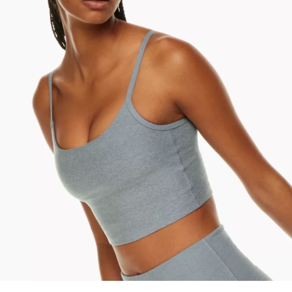 Aritzia TNA Flow Macro Activewear Cropped Tank Top. Size S, NWT - Picture 4 of 5